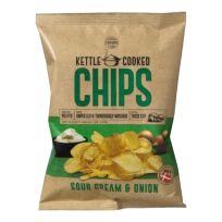 CRISPY KETTLE COOKED CHIPS SOUR CREAM & ONION  150 GMS