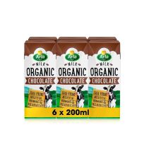 ARLA CHOCOLATE ORGANIC MILK 200ML 5+1 FREE