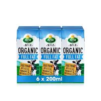 ARLA FULL FAT ORGANIC MILK 200ML 5+1 FREE