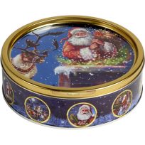 CLASSIC SANTA DANISH BUTTER COOKIES 5 DESIGNS 150 GMS