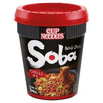 NISSIN CUP NOODELSSOBA CUP CHILLI NOODLES 92 GMS