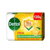 DETTOL FRESH CITRUS AND ORANGE BLOSSOM ANTIBACTERIAL SOAP BAR 120 GMS