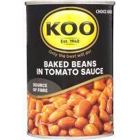 KOO CANNED VEG BAKED BEANS IN TOMATO SAUCE 400 GMS