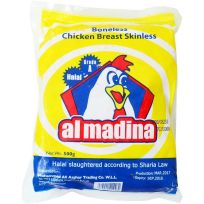 AL MADINA CHICKEN BREAST BONELESS SKINLESS 500 GMS