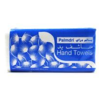 PALMTREE HAND TOWEL WHITE 150`S