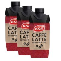 KDD MILKED COFFEE DRINK LATTE 3X250 ML @SPECIAL PRICE