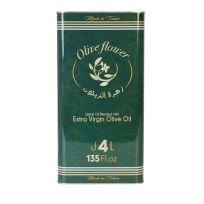 OLIVE FLOWER EXTRA VIRGN OLIVE OIL TIN 4 LTR