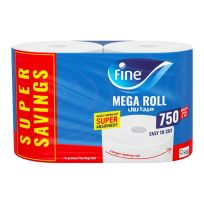FINE HAND TOWEL MEGA ROLL 2 PLY 2X750'S