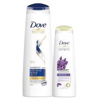 DOVE SHAMPOO INTENSIVE REPAIR 400 ML + LAVENDER SHAMPOO 180 ML