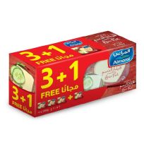 AL MARAI LOW FAT CHEDDAR SLICE CHEESE 3+1 FREE 200 GMS