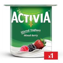 ALSAFI MIXED BERRY STIRRED YOGHURT 125 GMS