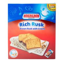 AMERICANA RICH BROWN RUSK WITH GRAINS 385 GMS