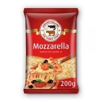 3 COW SHREDDED MOZZARELLA RED 200 GMS