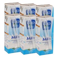 NADEC UHT LONG LIFE MILK FULL FAT 6X200 ML
