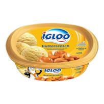IGLOO ICE CREAM BUTTER SCOTCH FLAVOUR 1 LTR