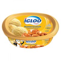 IGLOO ICE CREAM BUTTER SCOTCH FLAVOUR 2 LTR