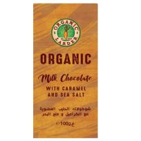 ORGANIC LARDER CHOCO MILK CARAMEL SEA SALT 100 GMS