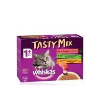 WHISKAS TASTY MIX-MIX OF THE SEA COLLECTION 12X70 GMS