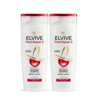 ELVIVE SHAMPOO TOTAL REPAIR 5 2X400ML @33%OFF