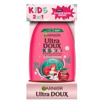 ULTRA DOUX KIDS SHMPOO AND DETANGLER CHERRY AND SOFT ALMOND 400 ML + FROZEN STICKER BOOK FREE