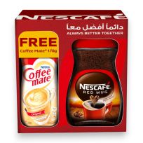 NESCAFE RED MUG 190 GMS + COFFEE MATE 170 GMS FREE