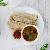 AL JAZIRA DOSA MIX WITH SAMBAR AND CHUTNEY PER PACK