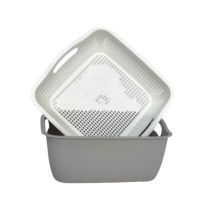 NASMA DOUBLE DECK BASKET 26.5X26X11.5 CM HW01940 1'S