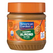 AMERICAN GARDEN ALMOND BUTTER CREAMY 12 OZ @SPECIAL PRICE