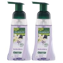 PALMOLIVE HAND SOAP LIQUID FOAM VANILLA AND BERRY 2X250 ML