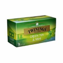 TWININGS GREEN TEA WITH MINT 25'S