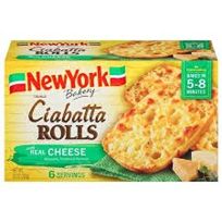 NEWYORK CIABATTA ROLLS CHEESE 10 OZ