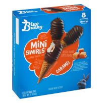 BLUE BUNNY MINI SWIRLS CARAMEL 18 OZ