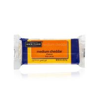 AMERICAN HERITAGE MEDIUM CHEDDAR CHEESE 227 GMS