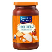 AMERICAN GARDEN THREE CHEESE PASTA SAUCE VEGETARIAN GLUTEN FREE 397 GMS