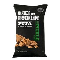 BAKED IN BROOKLYN DILL PICKLE PITA CHIPS 170 GMS