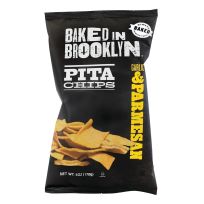 BAKED IN BROOKLYN GARLIC PARM PITA CHIPS 6 OZ
