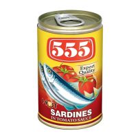 555 SARDINES IN TOMATO SAUCE HOT 155 GMS