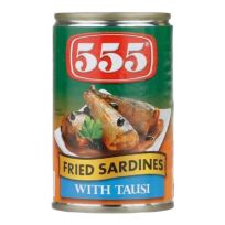 555 FRIED SARDINES WITH TAUSI 155 GMS