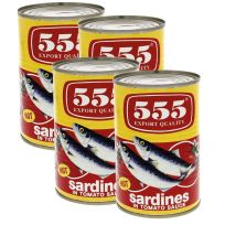 555 SARDINE IN NATURAL OIL 4X155GM