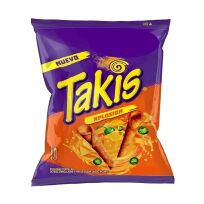 TAKIS XPLOSION CHEESE CHILLI PEPPER TORTILLA CHIP 4 OZ