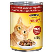 PURINA FRISKIES BEEF CHICKEN AND VEGETABLES 400G