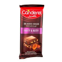 CANDEREL FRUIT & NUT MILK CHOCOLATE 100 GMS