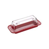 GOOD COOK BUTTER DISH 4 OZ GLASS LID 1'S