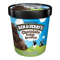 BEN & JERRYS CHOCOLATE FUDGER BROWNIE 473 ML