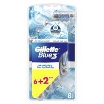 GILLETTE BLUE 3 COOL CARTRIDGE 6+2 FREE