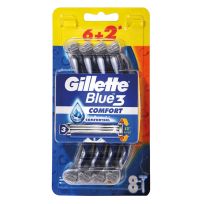 GILLETTE BLUE3 COMFORT DISP RAZOR 6+2 FREE