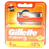 GILLETTE FUSION POWER CARTRIDGES 4`S