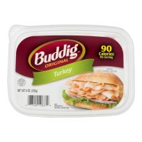 BUDDIG TUB DELI THIN TURKEY SMOKED 10 OZ
