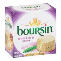 BOURSIN CHEESE SHALLOTS & CHIVES 5.28 OZ