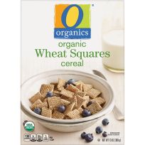 O ORGANIC CEREAL WHEAT SQUARES 13 OZ